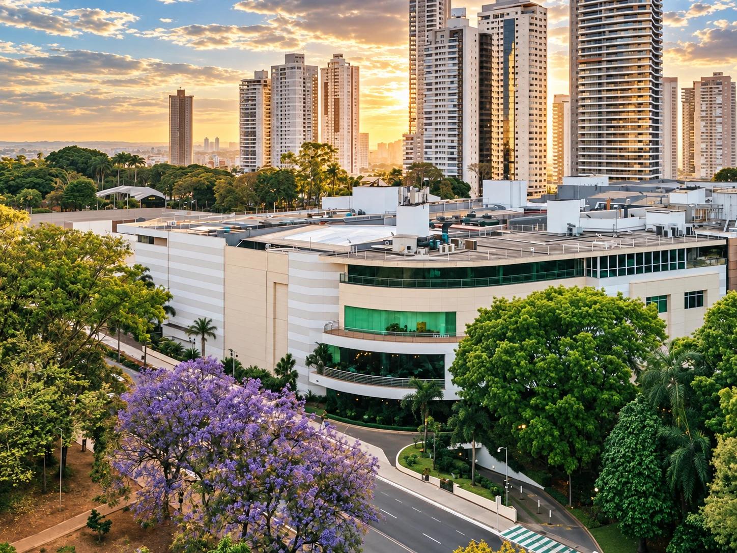 Vista do Setor Campinas, em Goiânia