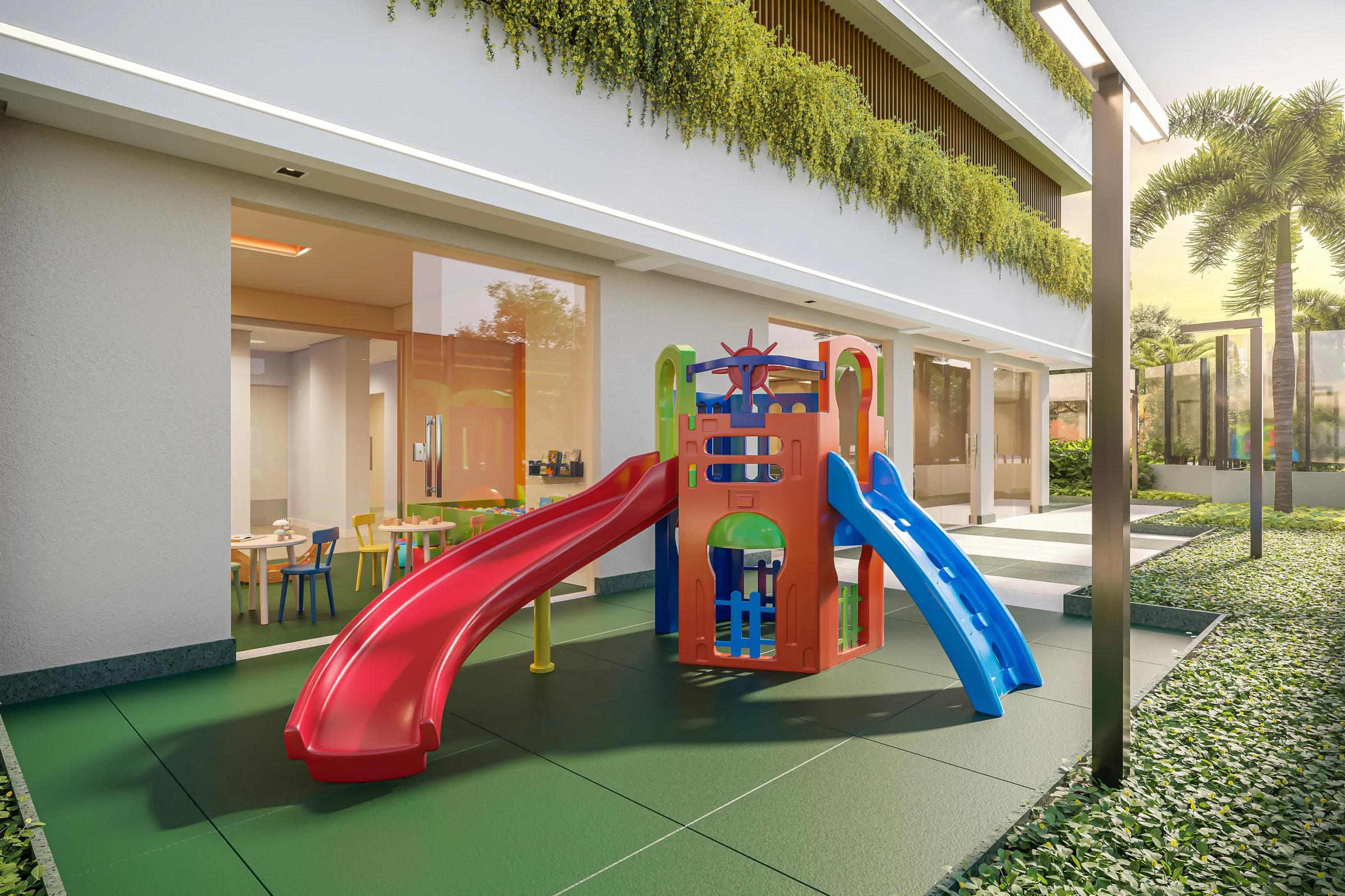 Perspectiva do playground.