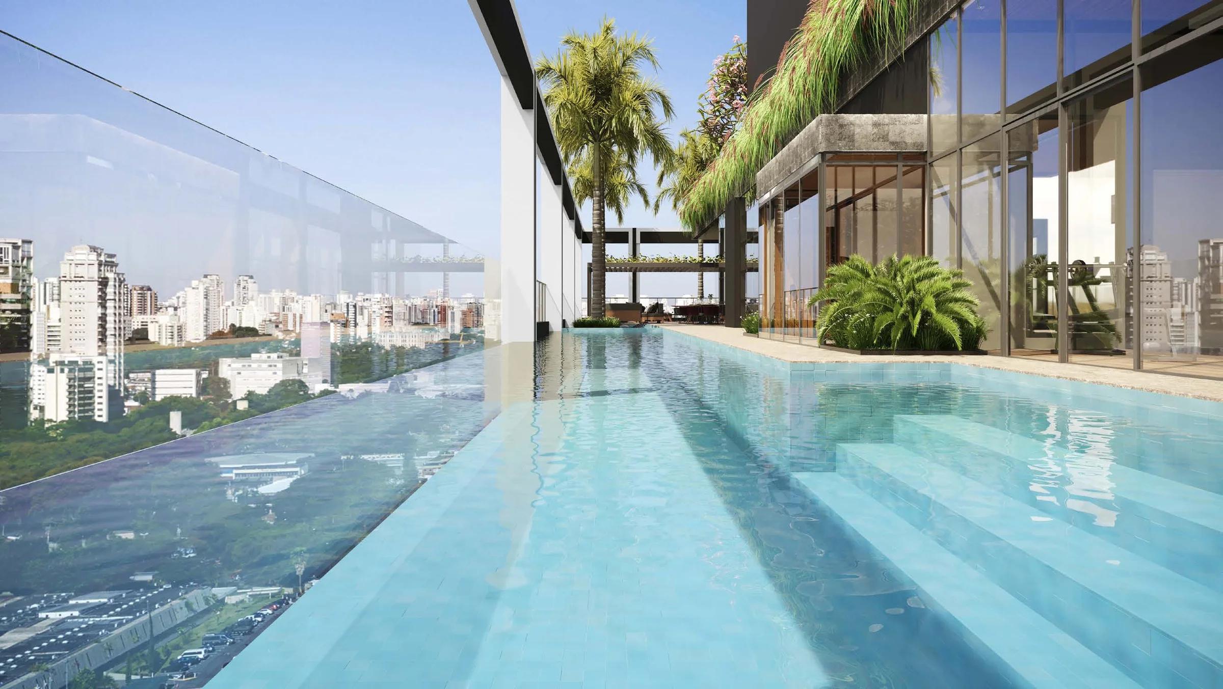 Opus Gyro Rooftop - piscina infinita no rooftop