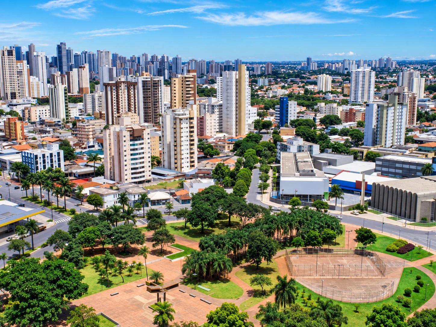 Vista do Setor Aeroporto, em Goiânia