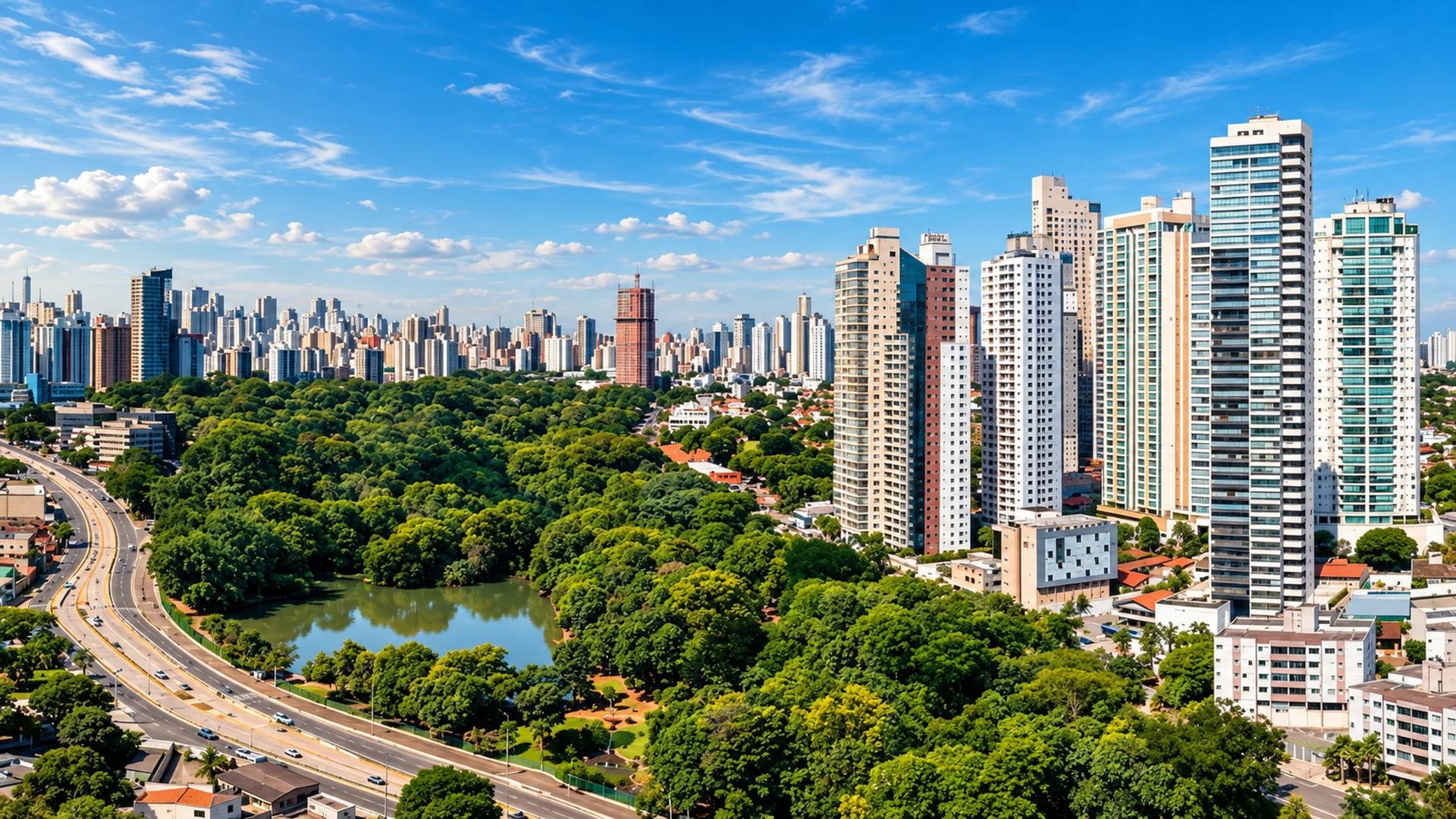Vista do Setor Marista, em Goiânia