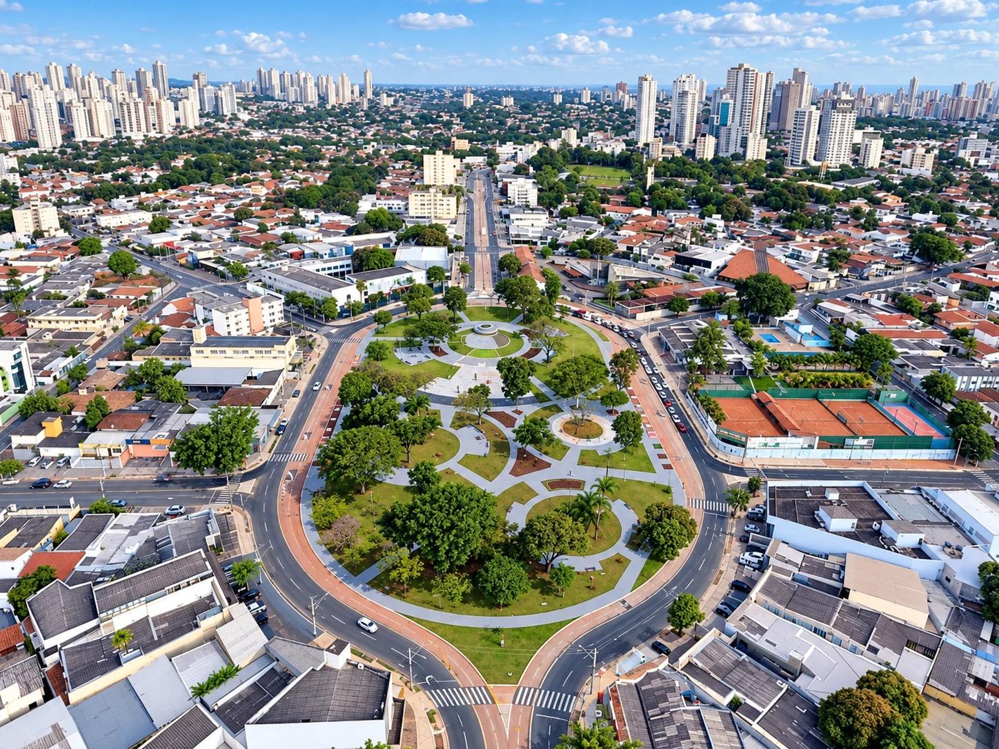Vista do Setor Sul, em Goiânia