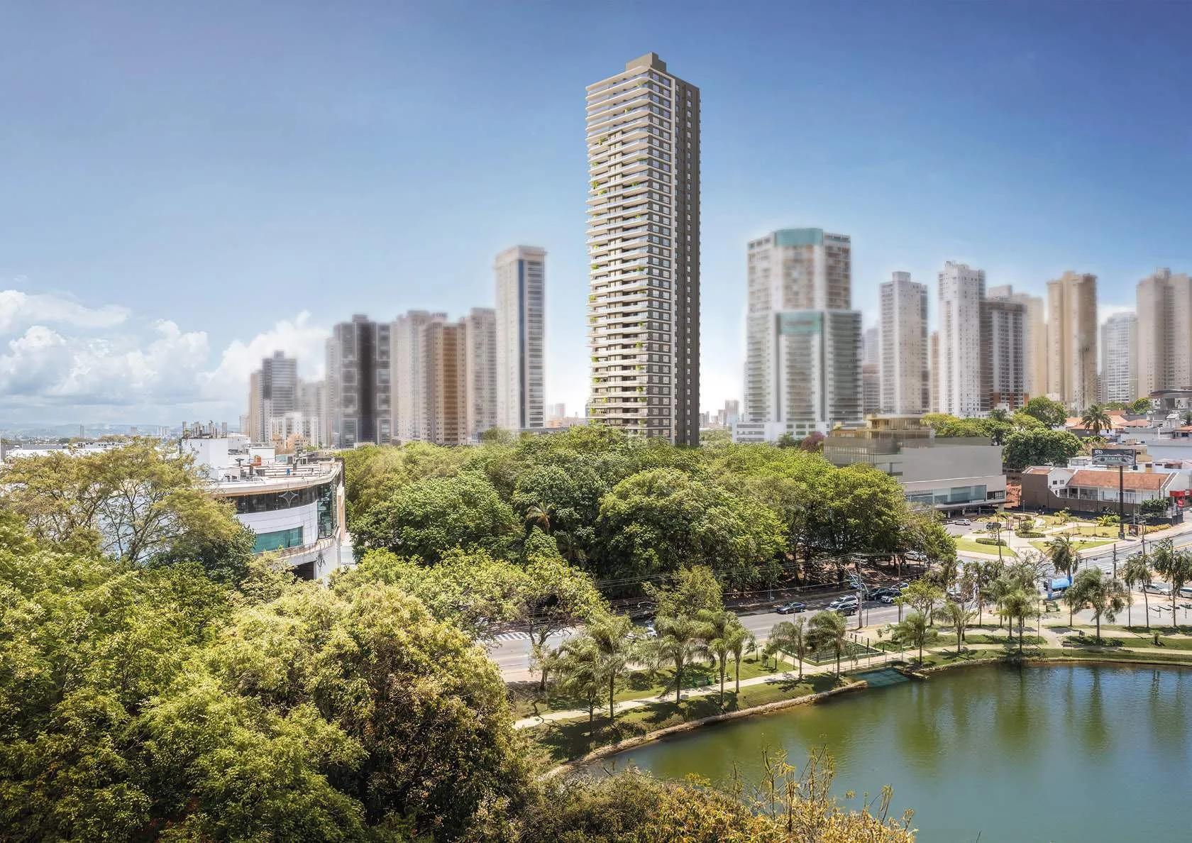 Opus Ace Vaca Brava - prédio inteiro no entorno do parque
