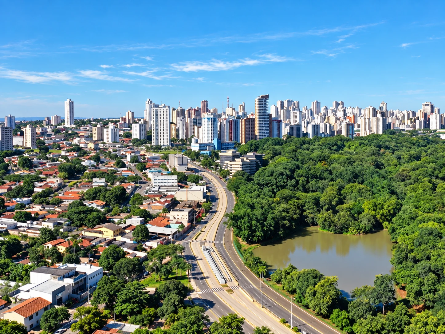 Residencial Floramazônia e a região do Parque Amazônia